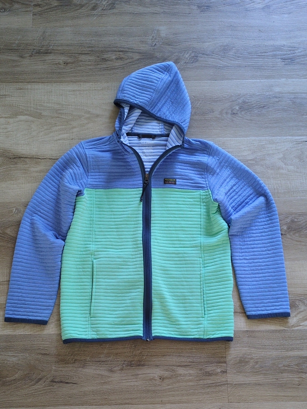 L.L. Bean Kids' Airlight Full-Zip Hoodie, Colorblock